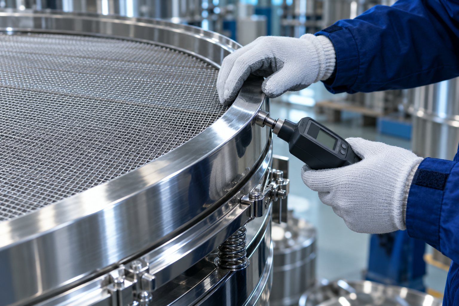 Inspecting a finished sieve body